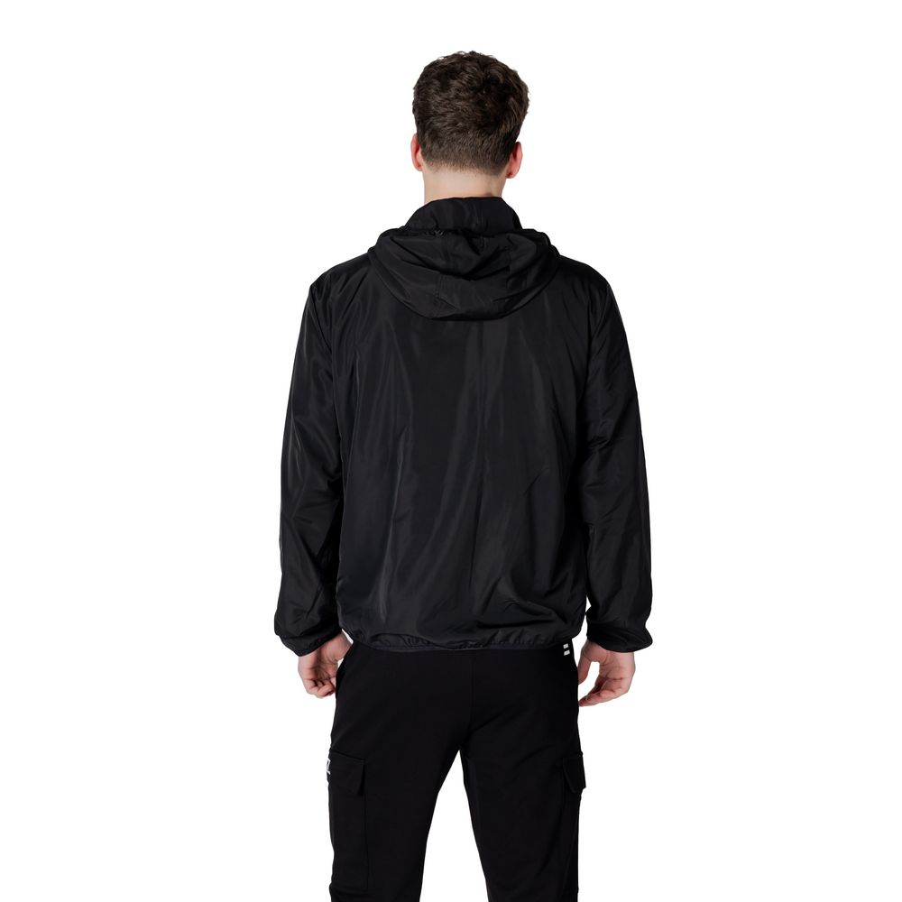 EA7 Emporio Armani Black Polyester Jackets & Coat $297.00 EA7 Emporio Armani Luzworld