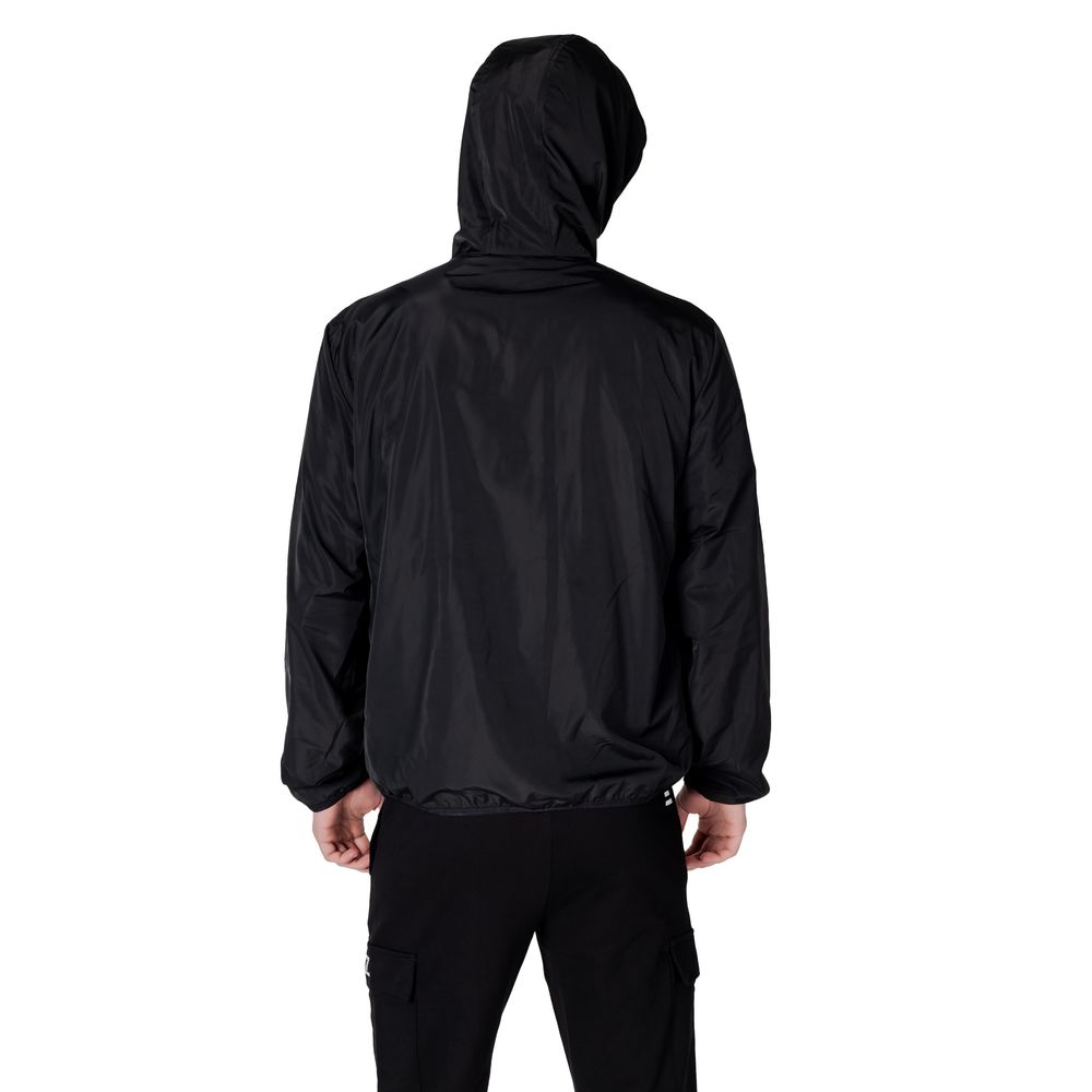 EA7 Emporio Armani Black Polyester Jackets & Coat $297.00 EA7 Emporio Armani Luzworld