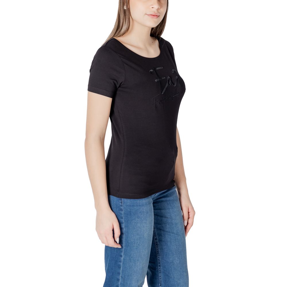 EA7 Emporio Armani Black Cotton T-Shirt $177.00 EA7 Emporio Armani Luzworld