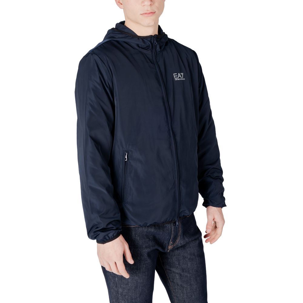 EA7 Emporio Armani Blue Polyester Jackets & Coat $297.00 EA7 Emporio Armani Luzworld