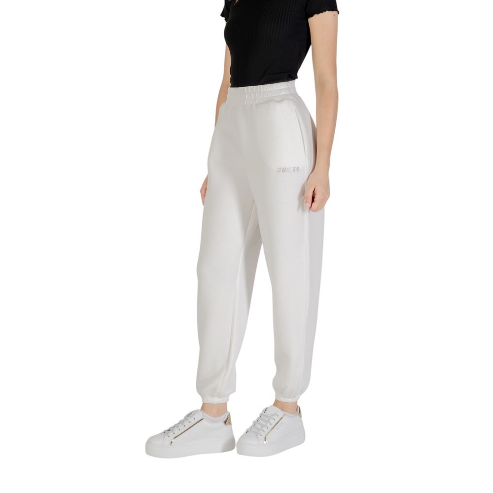 Guess Active Cream Viscose Joggers Workout Pant $204.00 Guess Active Luzworld