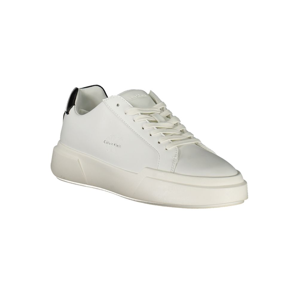 Calvin Klein White Leather Women Sneaker $295.00 Calvin Klein Luzworld