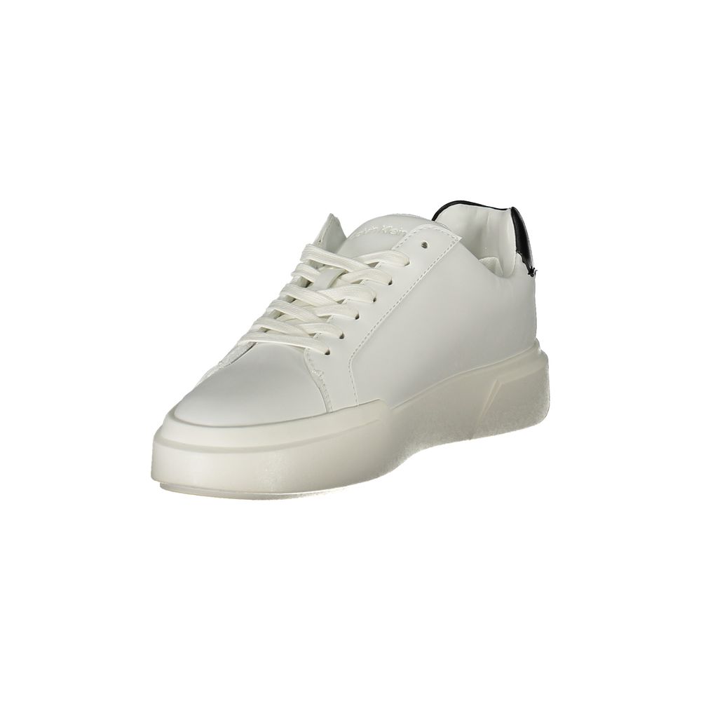 Calvin Klein White Leather Women Sneaker $295.00 Calvin Klein Luzworld