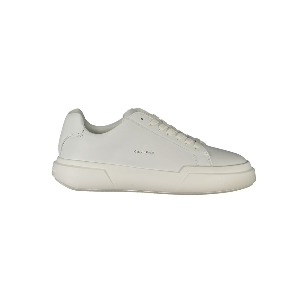 Calvin Klein White Leather Women Sneaker $295.00 Calvin Klein Luzworld