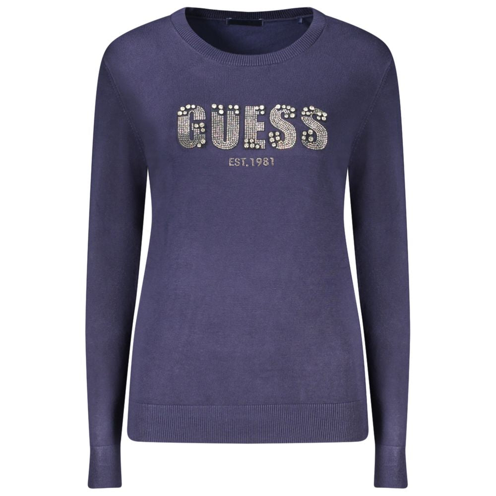 Guess Jeans Blue Viscose Women Sweater $213.00 Guess Jeans Luzworld