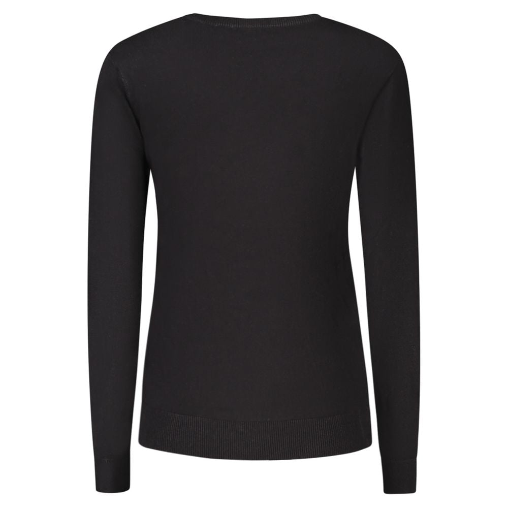 Guess Jeans Black Viscose Women Sweater $213.00 Guess Jeans Luzworld
