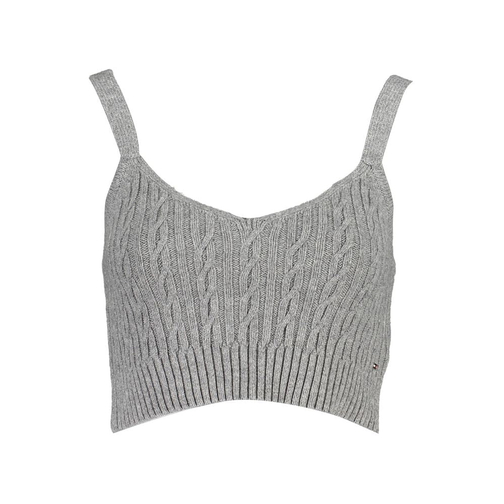 Tommy Hilfiger Gray Cotton Shirt $234.00 Tommy Hilfiger Luzworld