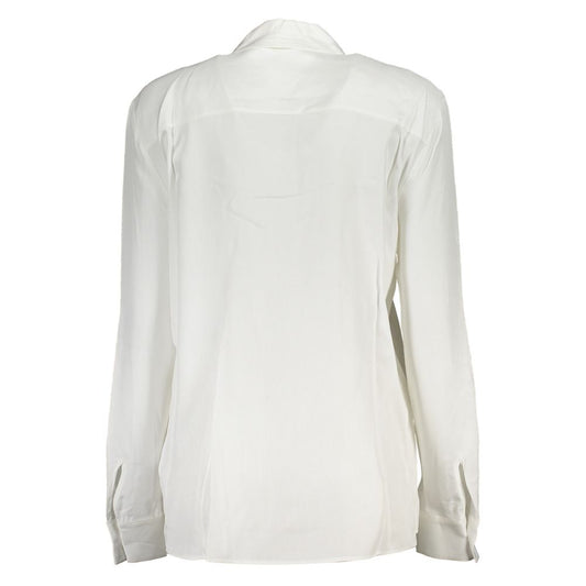 Tommy Hilfiger White Viscose Shirt $281.00 Tommy Hilfiger Luzworld