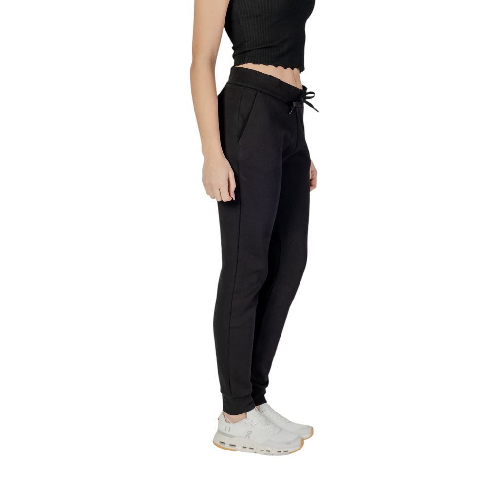 Armani Exchange Black Cotton Joggers Workout Pant $252.00 Armani Exchange Luzworld