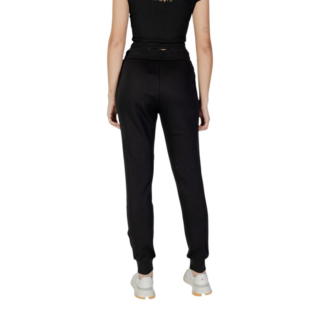 Armani Exchange Black Cotton Joggers Workout Pant $252.00 Armani Exchange Luzworld