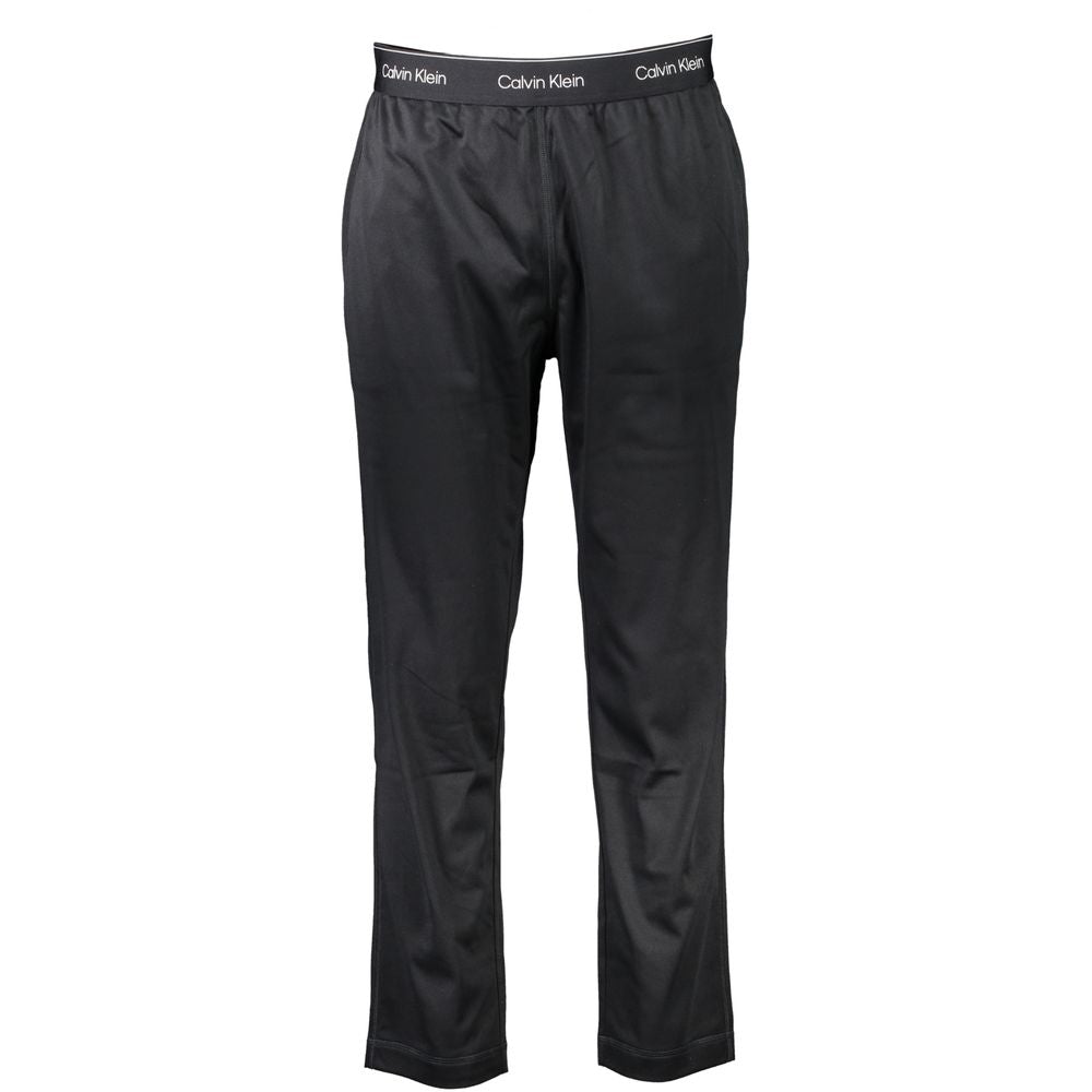 Calvin Klein Black Polyester Pant $195.00 Calvin Klein Luzworld