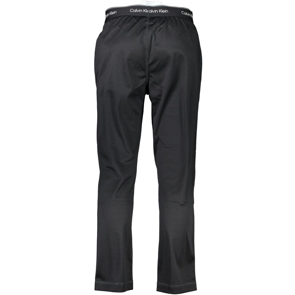 Calvin Klein Black Polyester Pant $195.00 Calvin Klein Luzworld