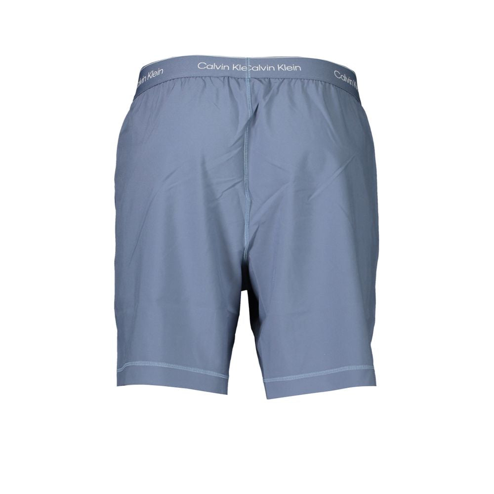 Calvin Klein Blue Polyester Pant $145.00 Calvin Klein Luzworld