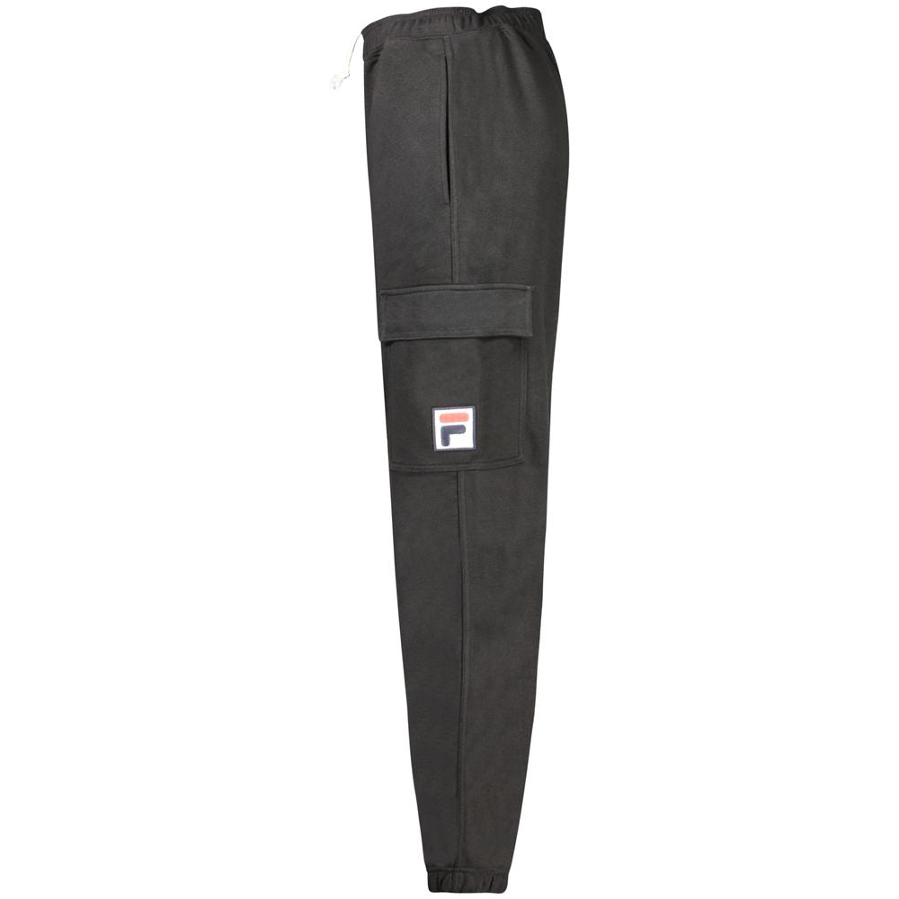 Fila Black Cotton Pant $204.00 Fila Luzworld