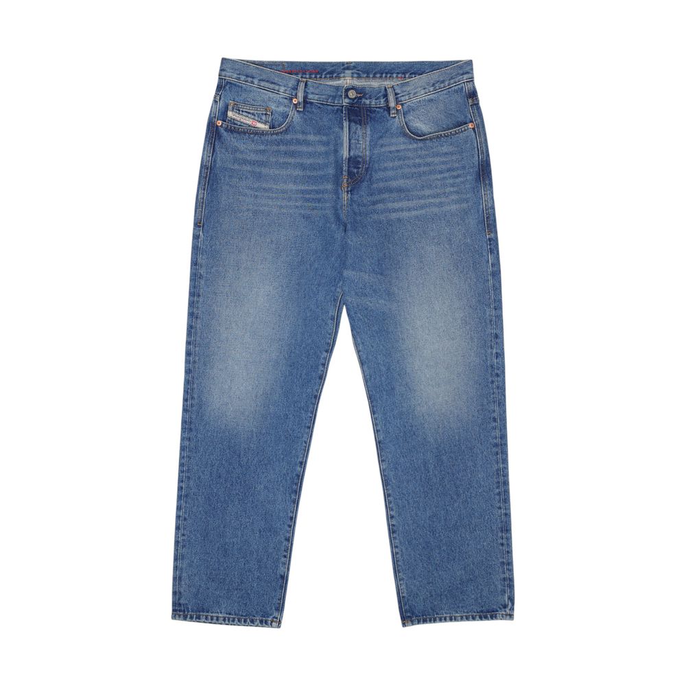 Diesel Blue Cotton Relaxed Fit Jean $467.00 Diesel Luzworld
