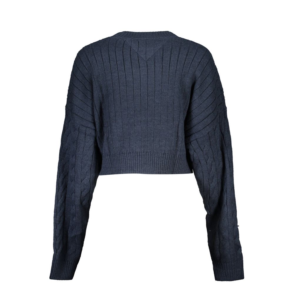 Tommy Hilfiger Blue Polyester Sweater $250.00 Tommy Hilfiger Luzworld