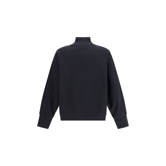 Balmain Black Cotton Sweatshirt