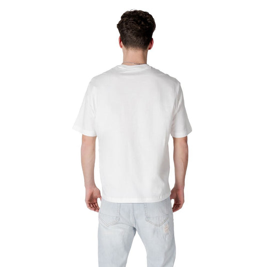 Armani Exchange White Cotton T-Shirt