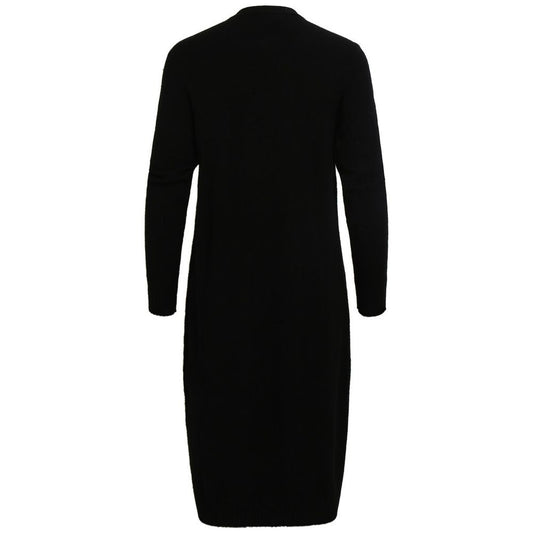 Vila Clothes Black Nylon Cardigan