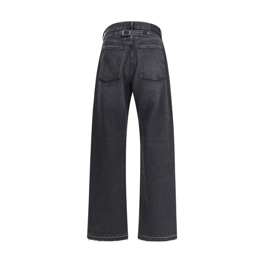 Margiela Black Cotton High-Waisted Jean