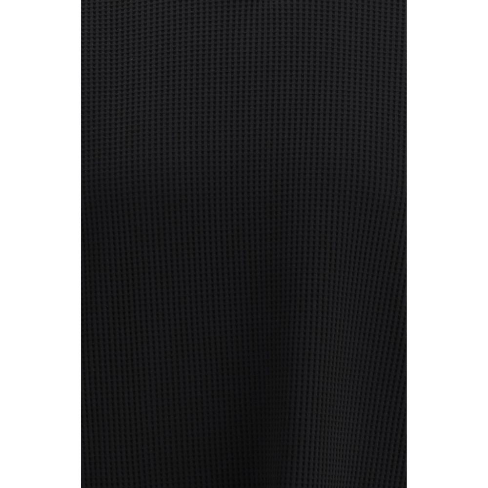 LAMINAR Black Cotton Sweatshirt