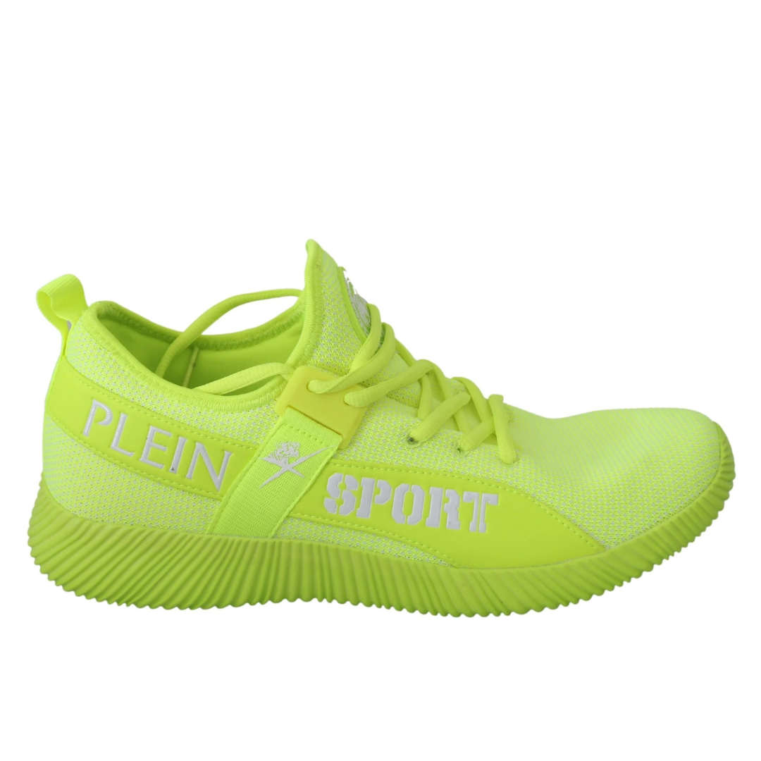 Philipp Plein Green CARTER Logo Hi-Top Sneakers Shoes $764.00 Philipp Plein Luzworld