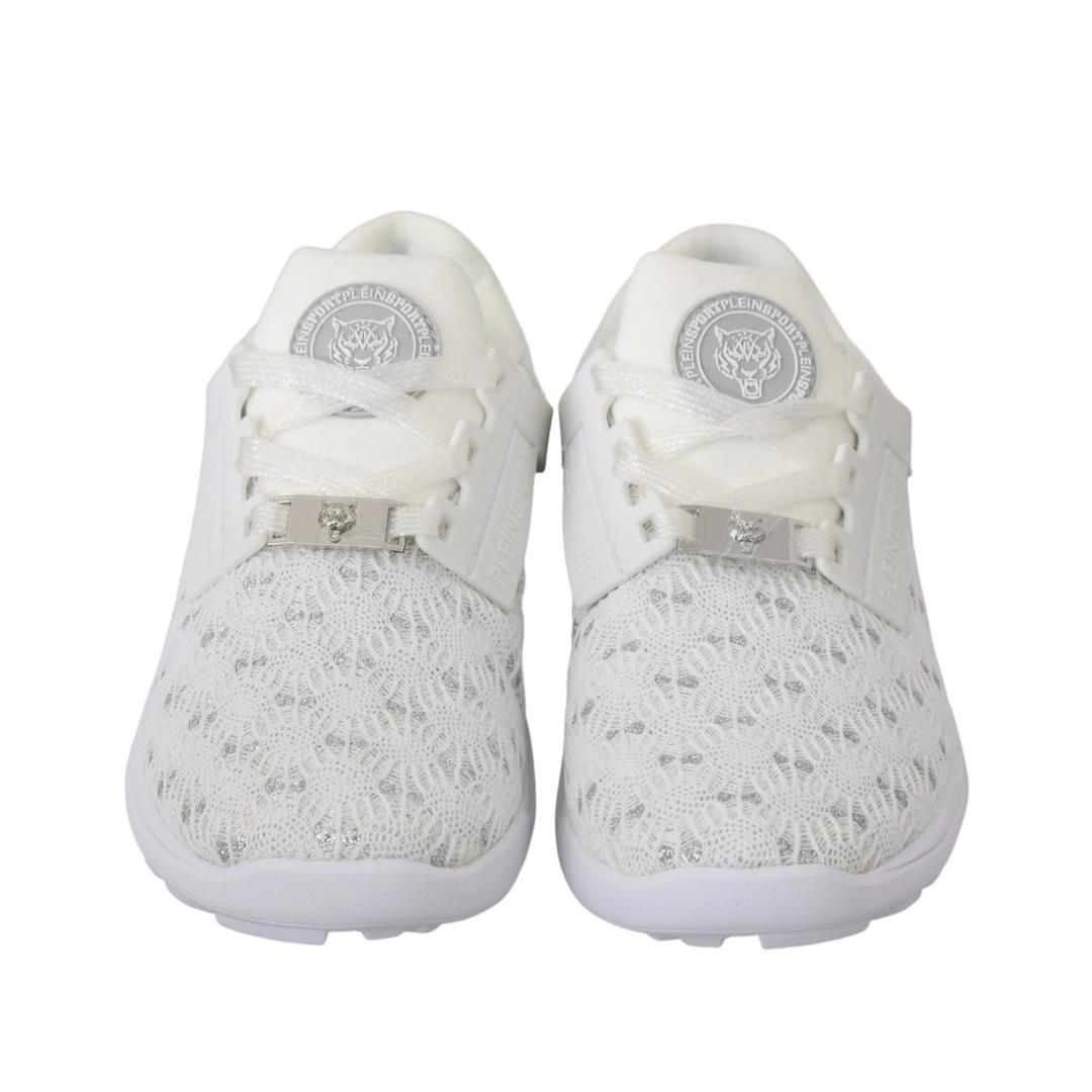 Philipp Plein White Polyester Casual Sneakers Shoes $791.00 Philipp Plein Luzworld