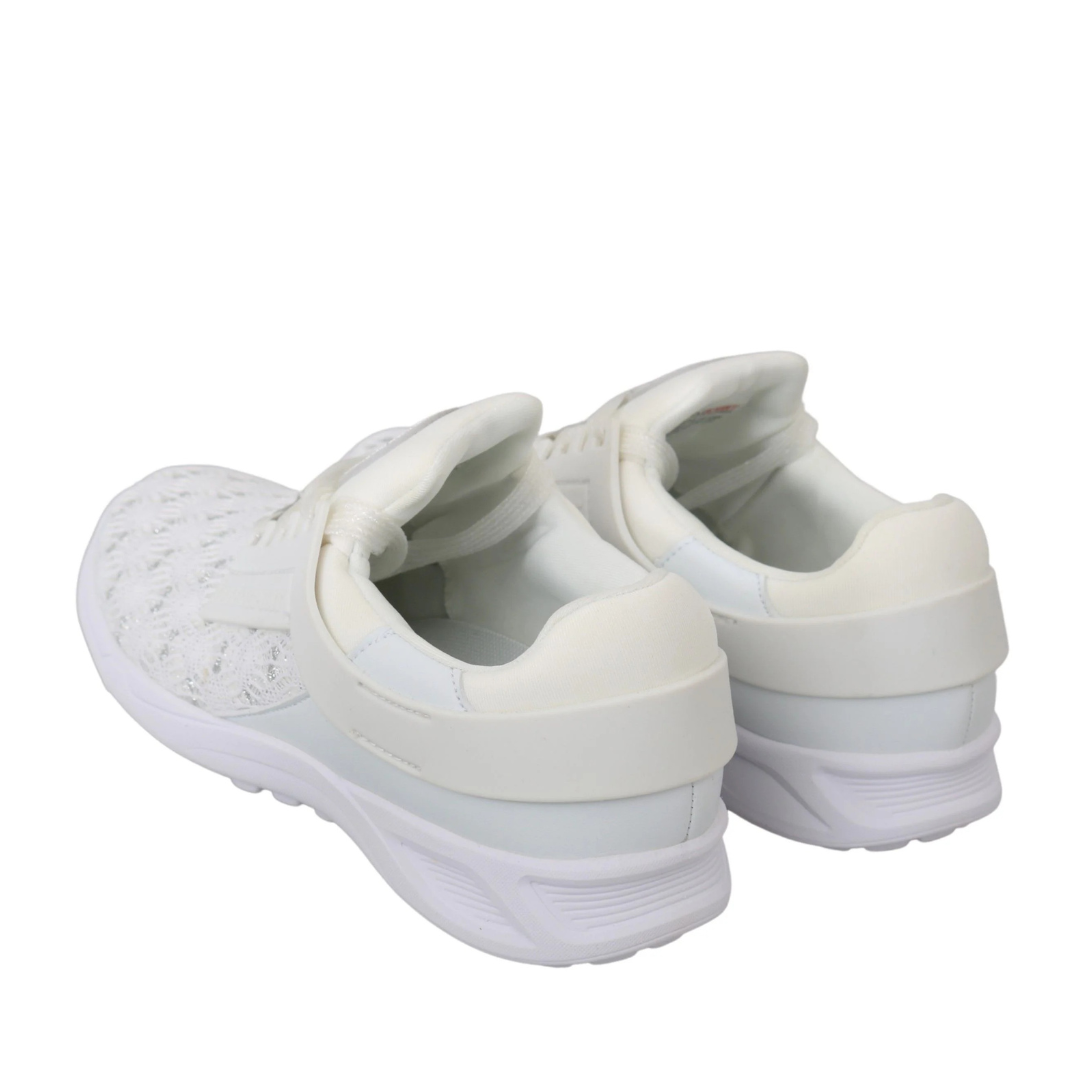 Philipp Plein White Polyester Casual Sneakers Shoes $791.00 Philipp Plein Luzworld