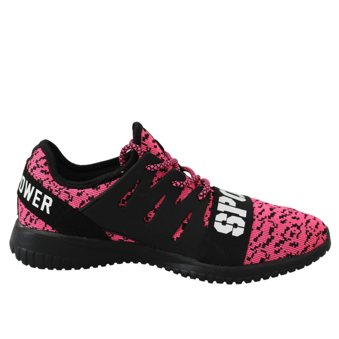 Plein Sport Chic Pink Blush Athletic Sneakers $706.00 Plein Sport Luzworld
