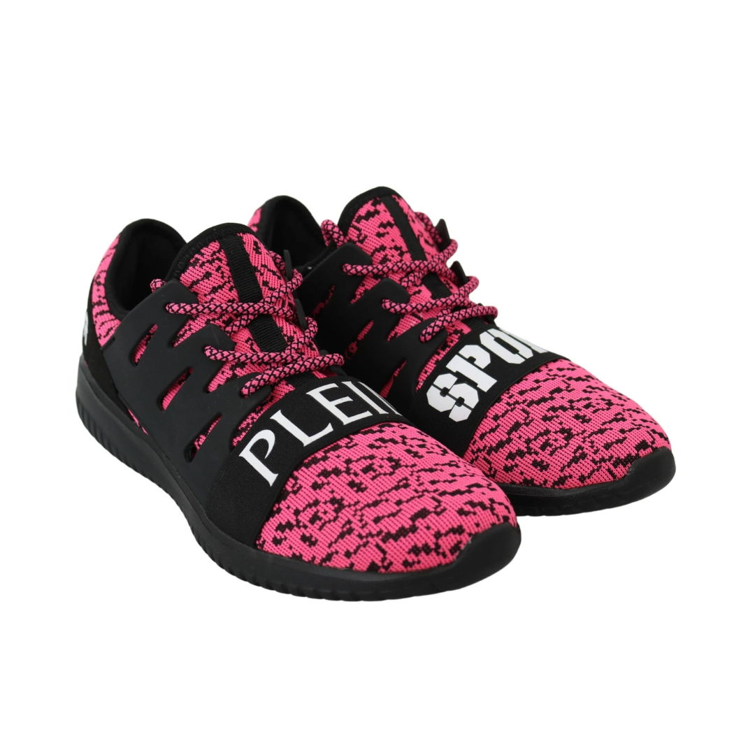 Plein Sport Chic Pink Blush Athletic Sneakers $706.00 Plein Sport Luzworld