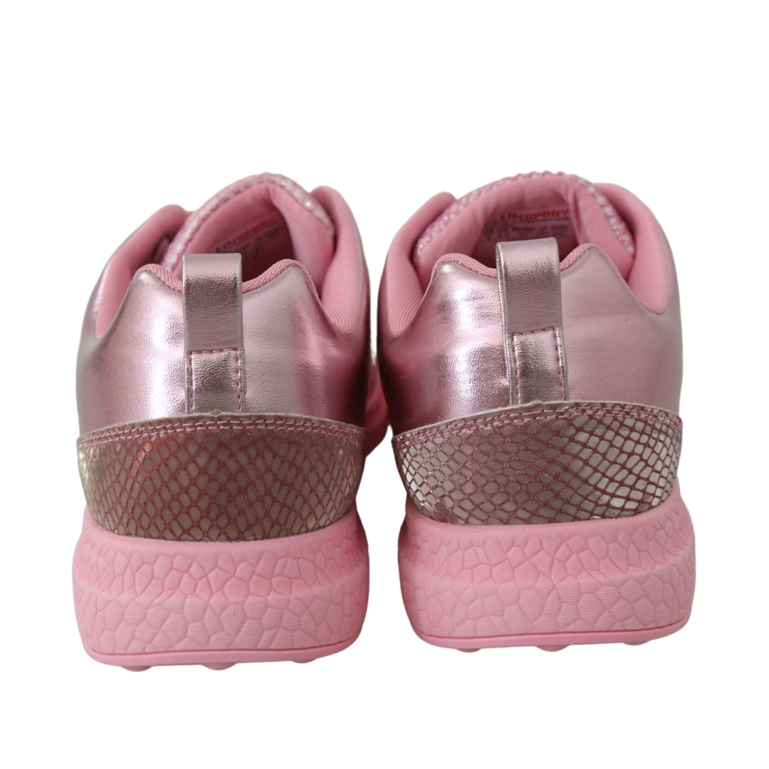Plein Sport Chic Pink Blush Runner Gisella Sneakers $695.00 Plein Sport Luzworld