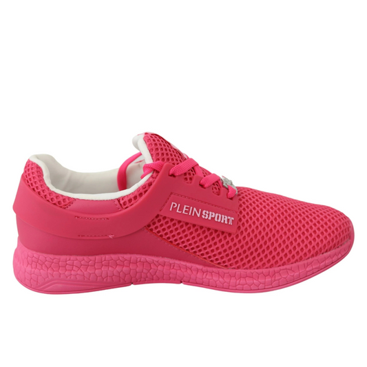 Plein Sport Elegant Fuxia Runner Becky Sneakers $687.00 Plein Sport Luzworld