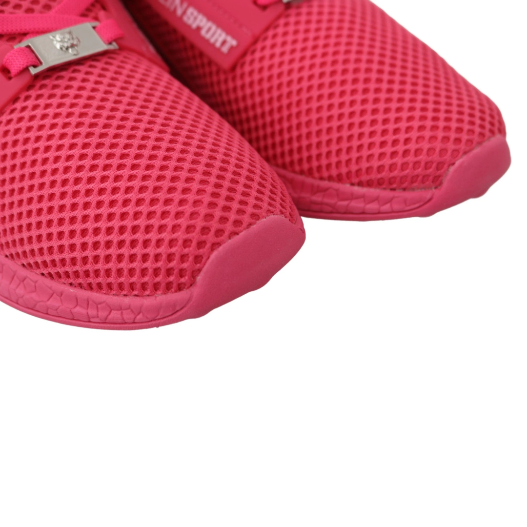 Plein Sport Elegant Fuxia Runner Becky Sneakers $687.00 Plein Sport Luzworld