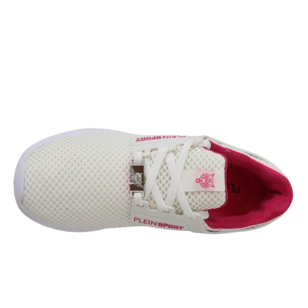 Plein Sport Exclusive White Runner Becky Sneakers $687.00 Plein Sport Luzworld