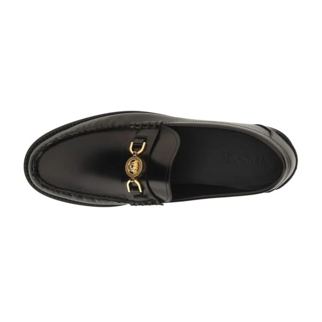Versace Leather Loafers $1602.00 Versace Luzworld