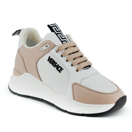 Versace Powder Pink Splendor Sneakers $945.00 Versace Luzworld