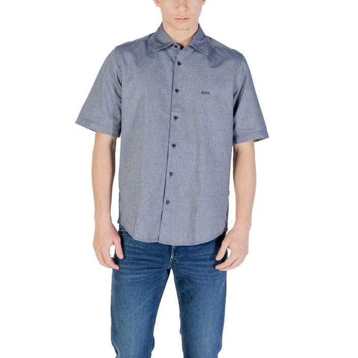 Boss Men Shirt -Blue - 50537332