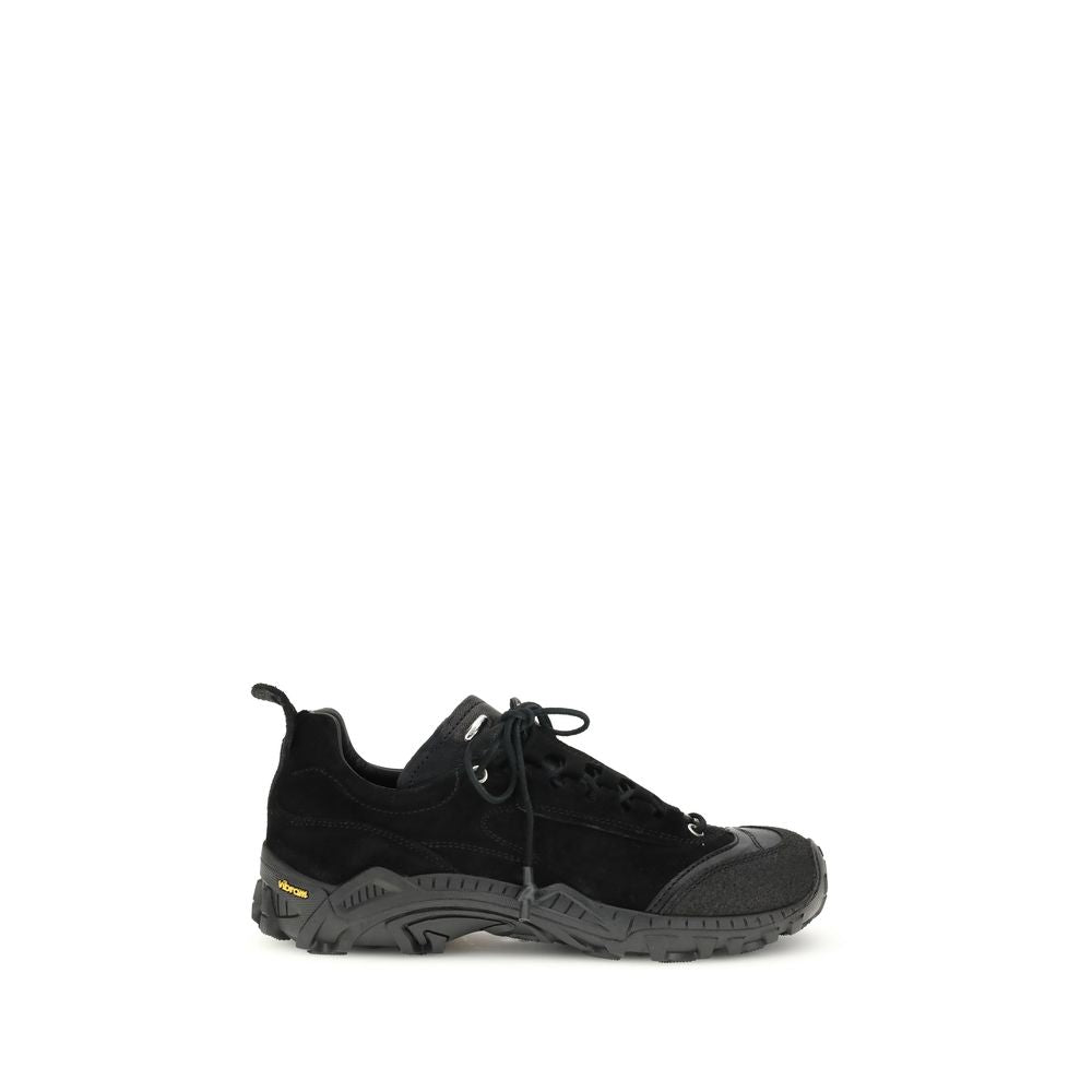 Our Legacy Black Goatskin Athletic Sneakers
