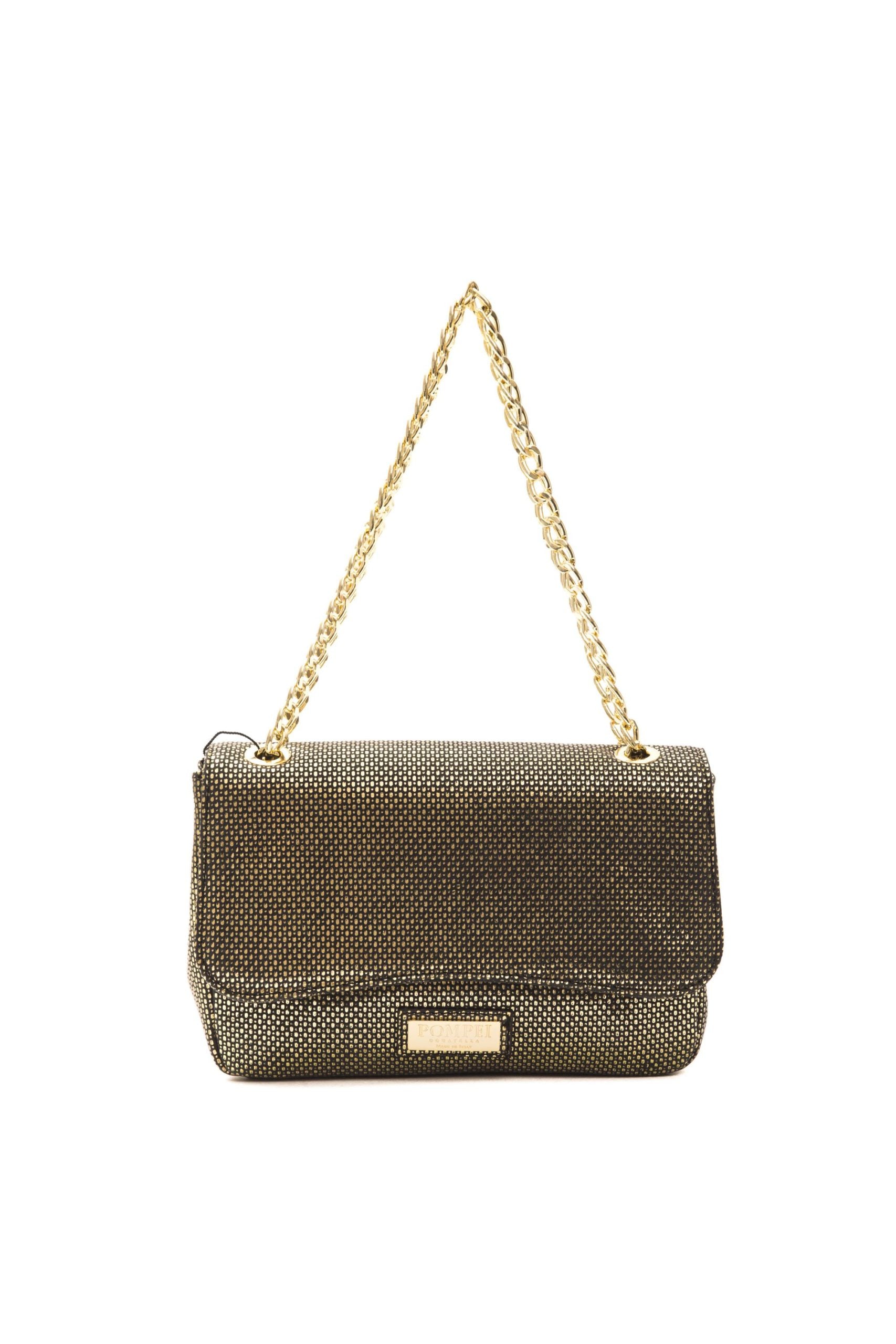 Pompei Donatella Black Leather Women Crossbody Bag $748.00 Pompei Donatella Luzworld