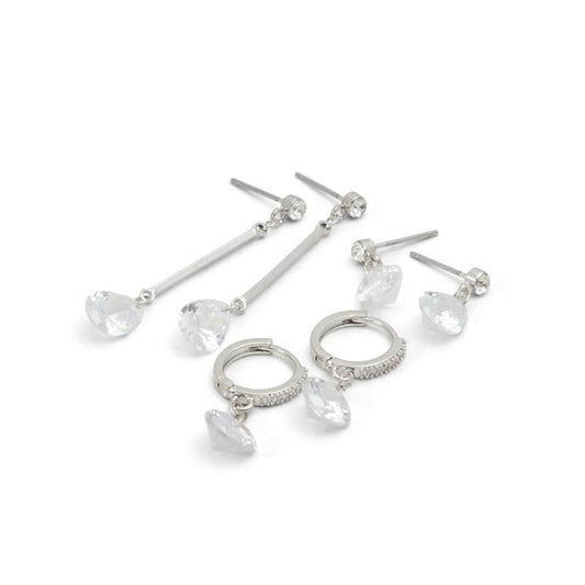 ALDO Silver Elastane Earrings