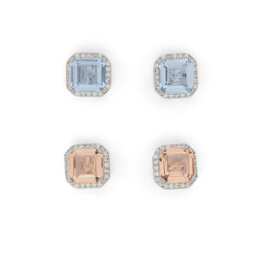 ALDO Light Blue Elastane Earrings