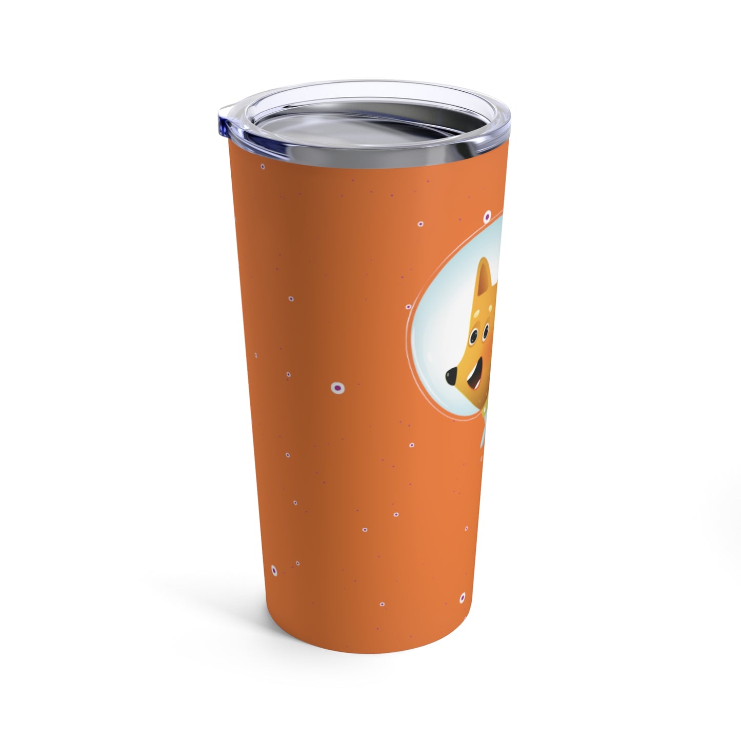 Space Walk: Orange Tumbler 20oz - Luzworld