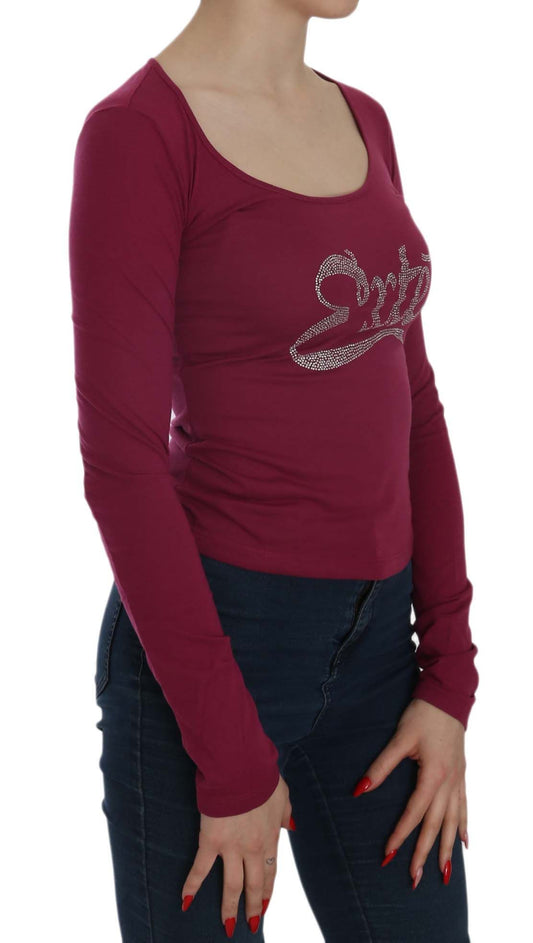 Exte Crystal Embellished Long Sleeve Casual Top $254.00 Exte Luzworld