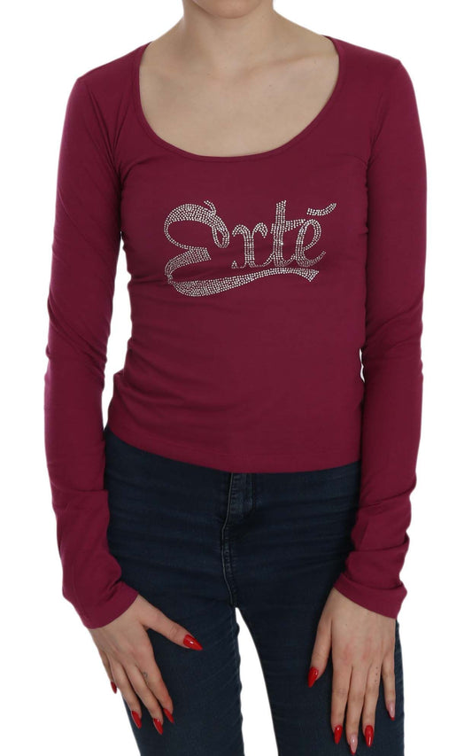 Exte Crystal Embellished Long Sleeve Casual Top $254.00 Exte Luzworld
