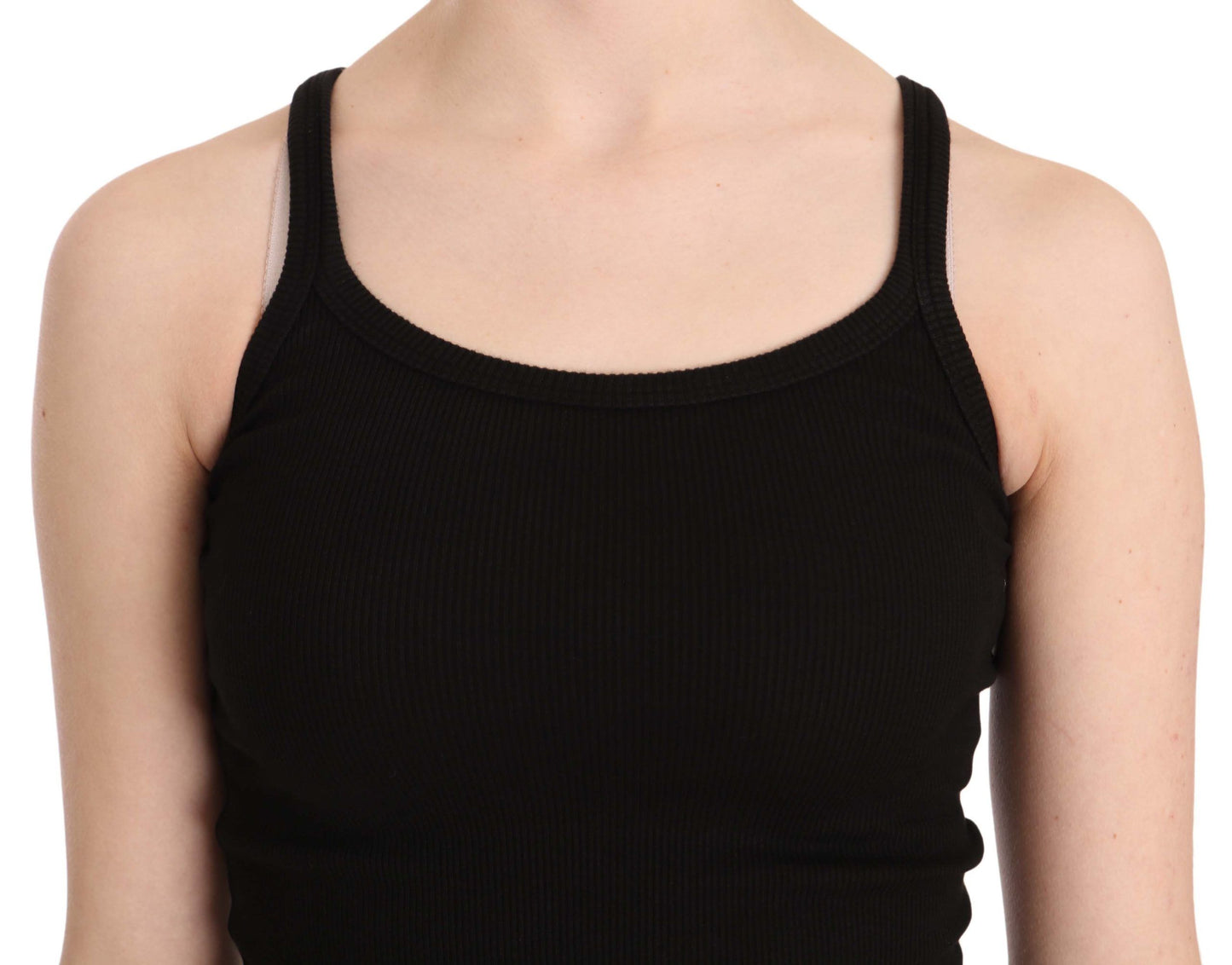 PINK MEMORIES Black Sleeveless Spaghetti Strap Blouse $254.00 PINK MEMORIES Luzworld