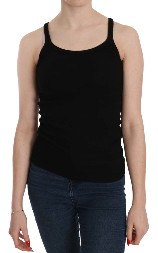 PINK MEMORIES Black Sleeveless Spaghetti Strap Blouse $254.00 PINK MEMORIES Luzworld