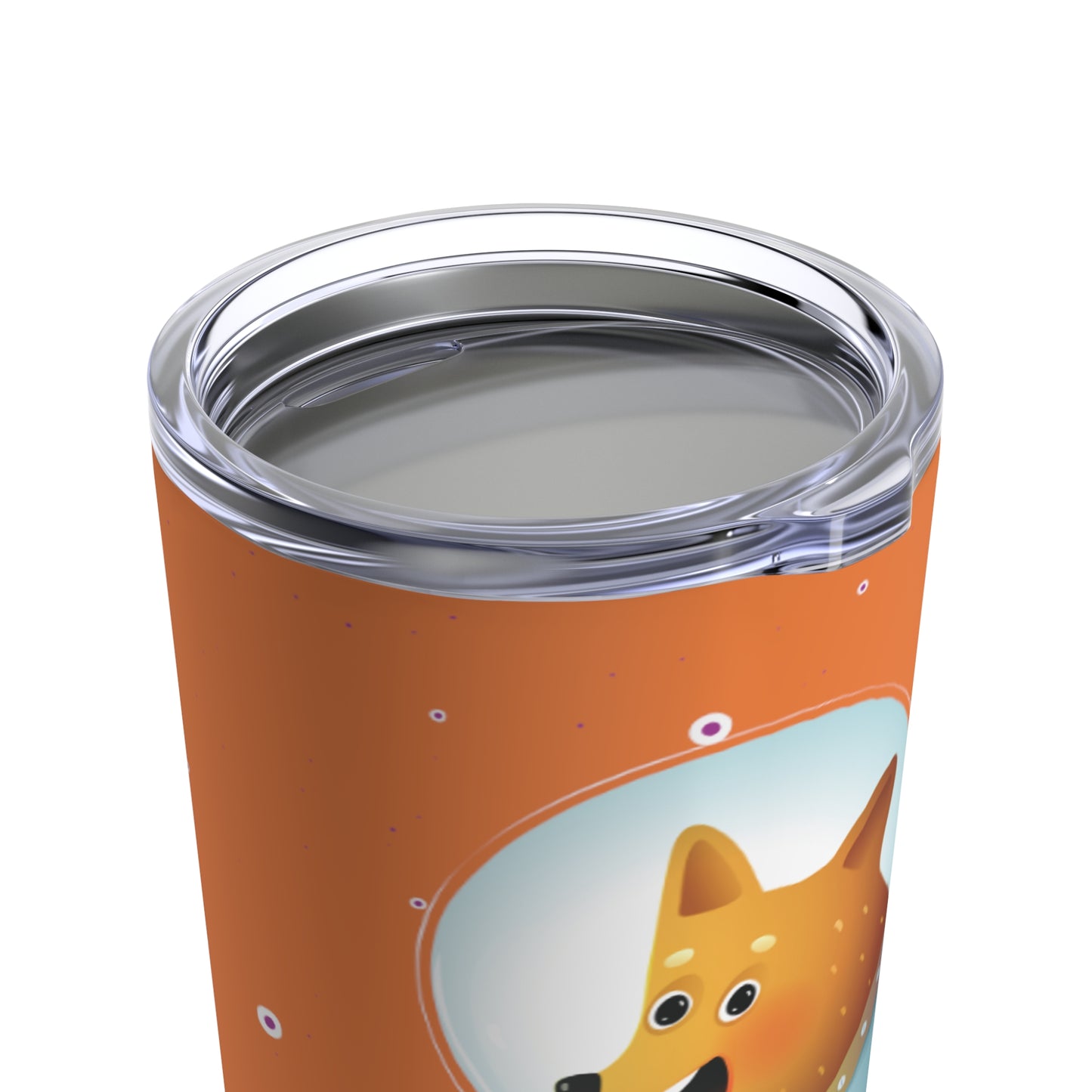 Space Walk: Orange Tumbler 20oz - Luzworld