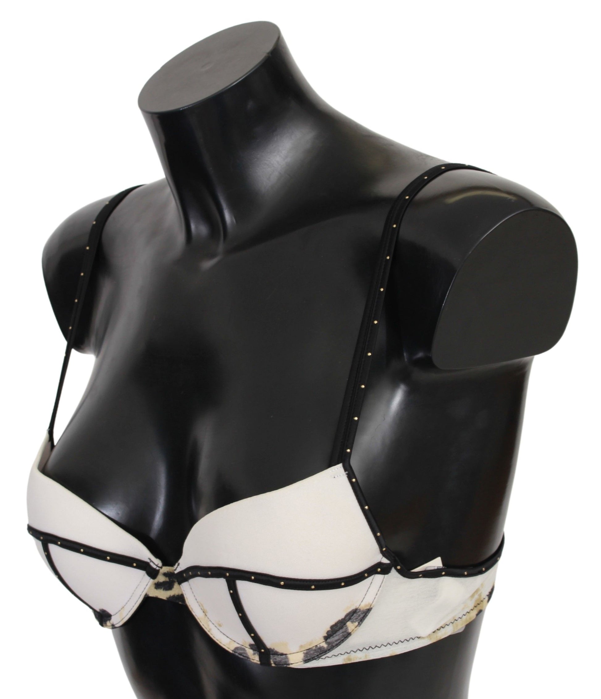 Just Cavalli White Polyester Spandex Push Up Bra Underwear $221.00 Just Cavalli Luzworld
