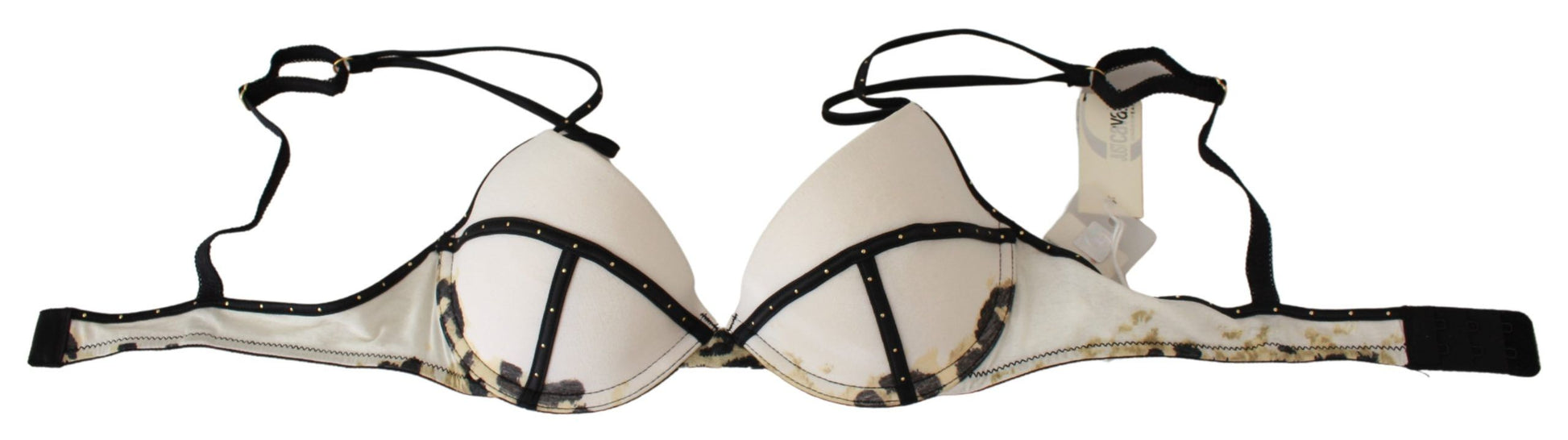 Just Cavalli White Polyester Spandex Push Up Bra Underwear $221.00 Just Cavalli Luzworld