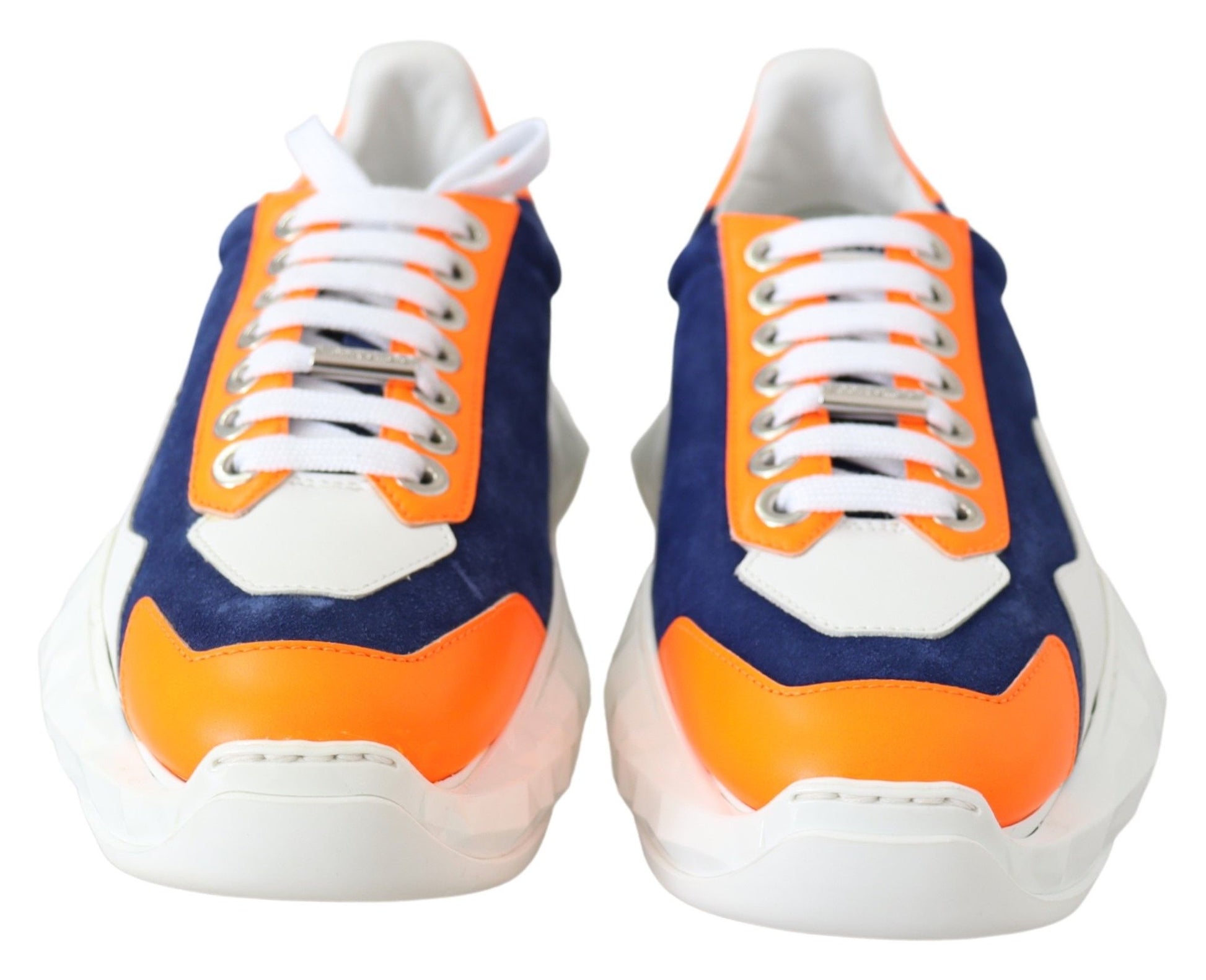Jimmy Choo Electric Elegance Leather Mix Sneakers $1338.00 Jimmy Choo Luzworld